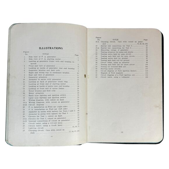 1919 The Ford standard Electrical Equipment Starting, Lighting, Ignition Manual - Picture 16 of 16